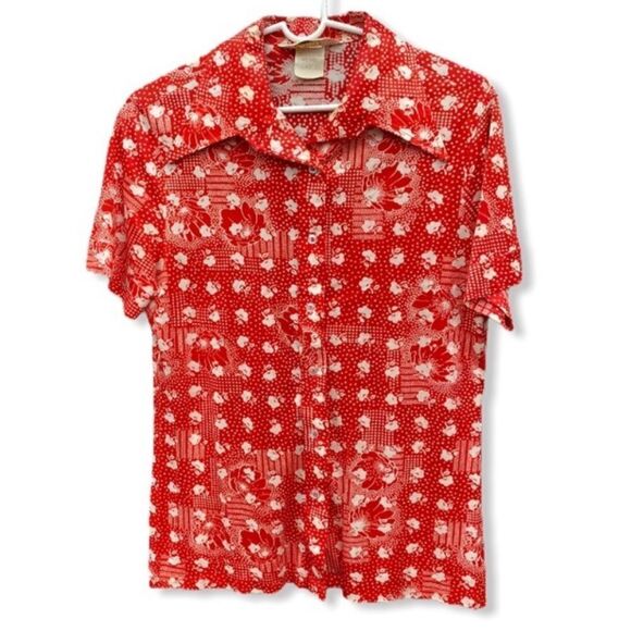Vintage Tops - Vintage Kokobay Polyester Top